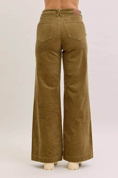 Judy Blue HW Wide Corduroy
