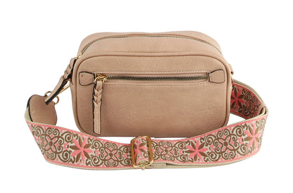 Boho Guitar Strap Women's Crossbody Bag