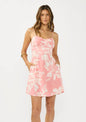 Spaghetti Strap Sweetheart Neck Mini Dress