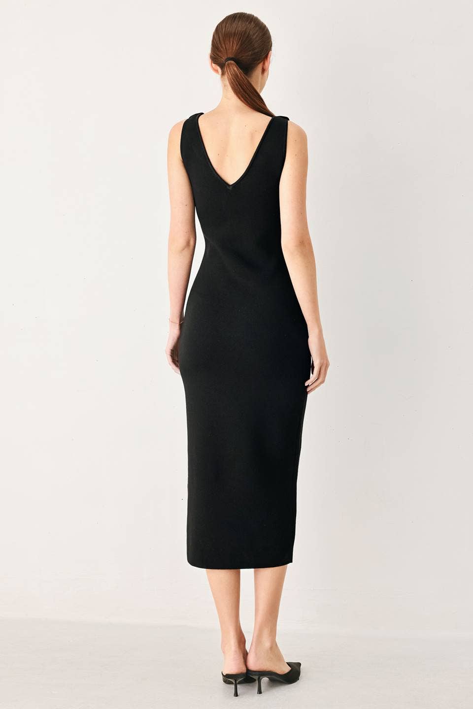 sweater knit midi dress