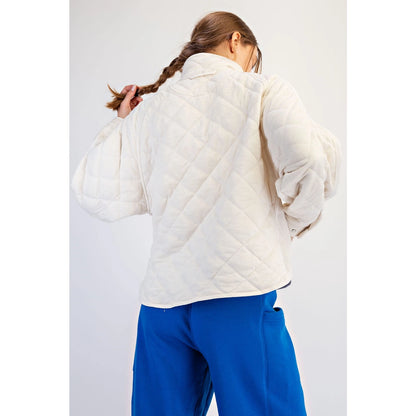 Everyday Quilted Snap Jacket
