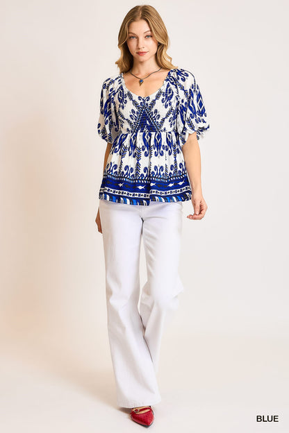 Santorini Dream Blouse