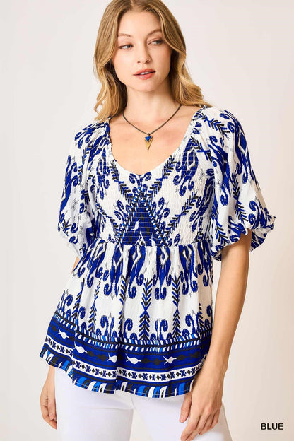 Santorini Dream Blouse