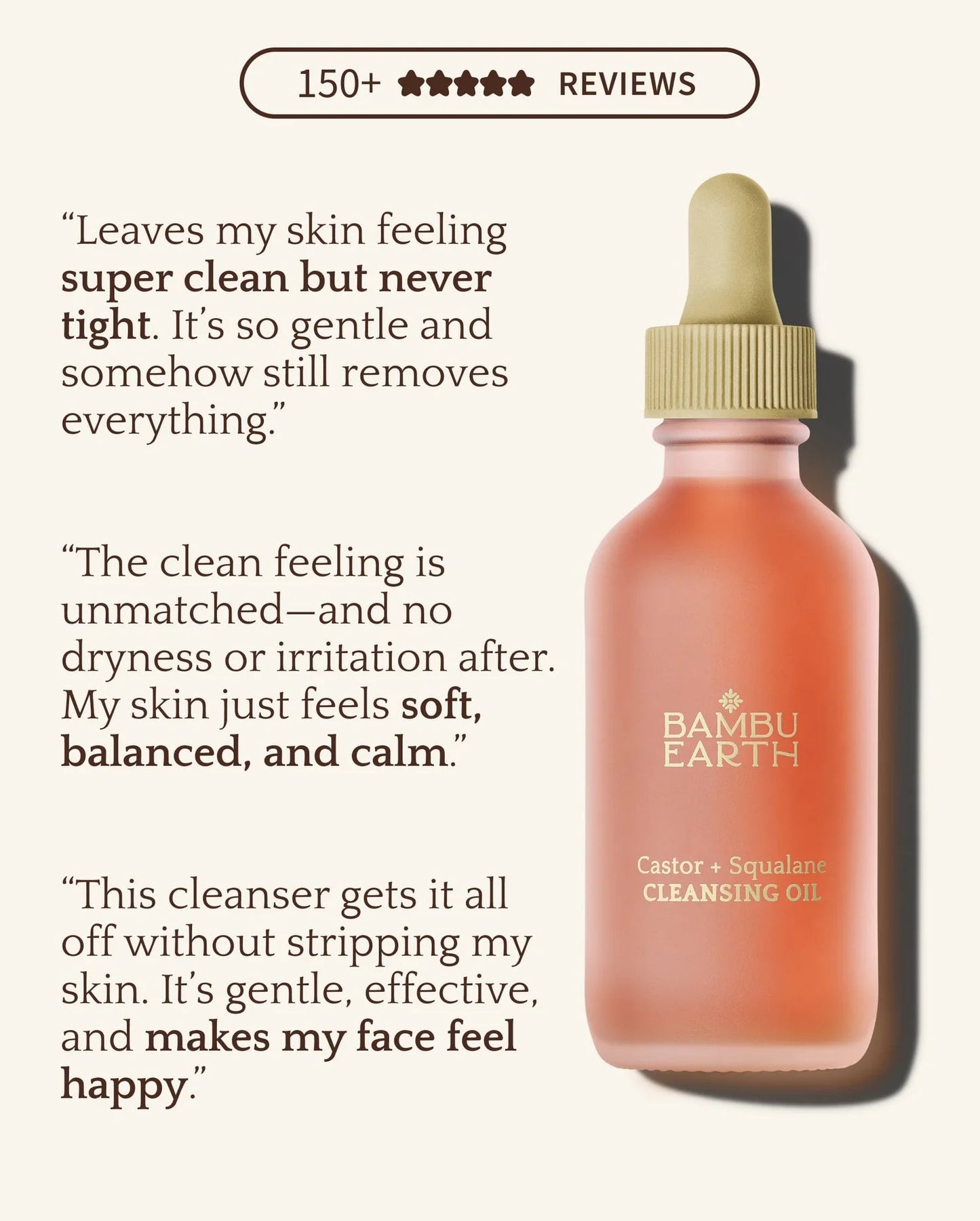 Bambu Earth Castor + Squalane CLEANSING OIL