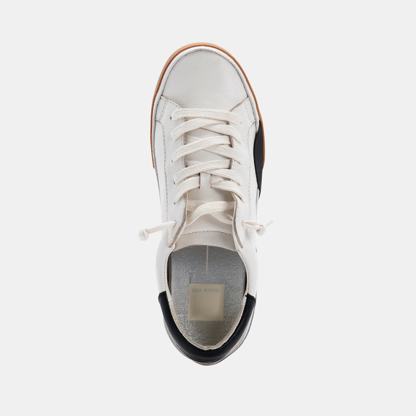 Zina Sneakers White Black Leather