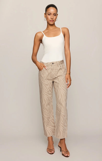 THE OFF DUTY BOWED ANKLE DENIM