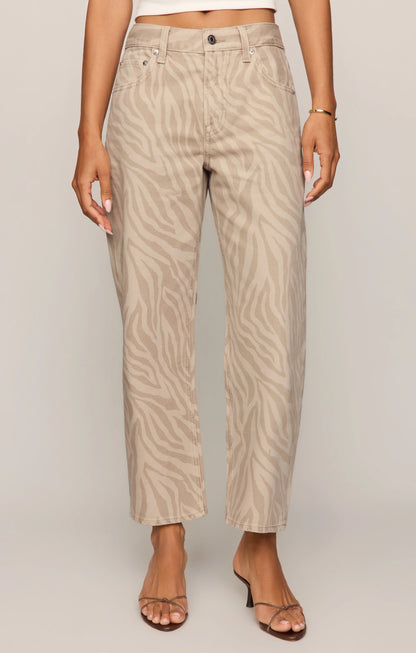 THE OFF DUTY BOWED ANKLE DENIM