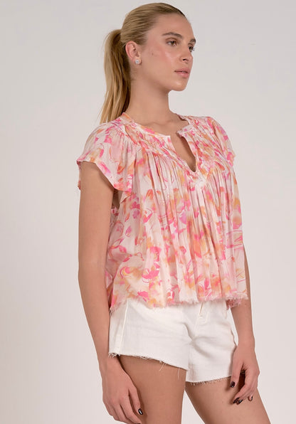 Fray Hem Top