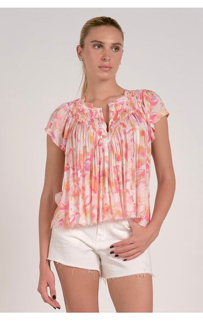 Fray Hem Top