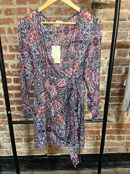 Navy Wrap Dress