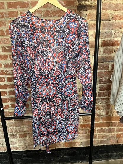 Navy Wrap Dress