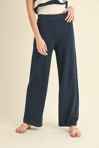 Navy Knit Pants