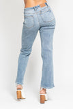 Judy Blue Mid Rise Cell Phone Pocket Dad Jean