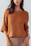 Crocheted in Copper Sweater