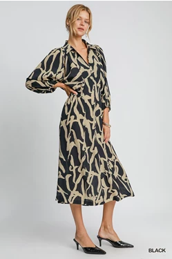 In the Abstract Midi Dress