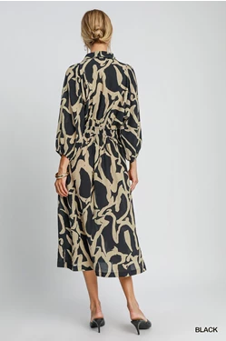 In the Abstract Midi Dress