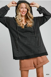 French Terry Tunic Hoodie