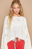 Semi Cropped Chenille Sweater