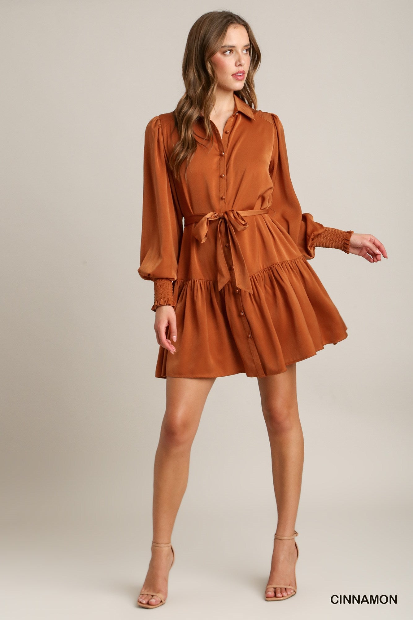 Cinnamon Spice Mini Dress