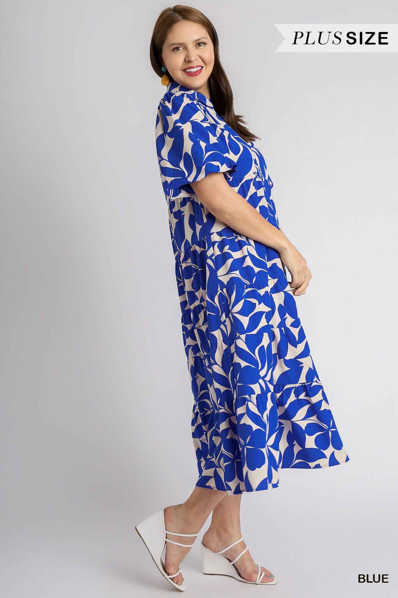 Blue Beauty Midi Dress