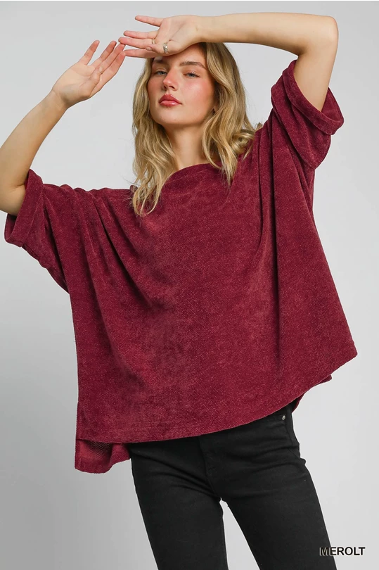 Cozy in Chenille Top*