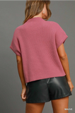 Knit Mock Neck Sweater*