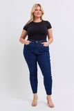 Judy Blue Mid Rise Tummy Control Classic Skinny Plus