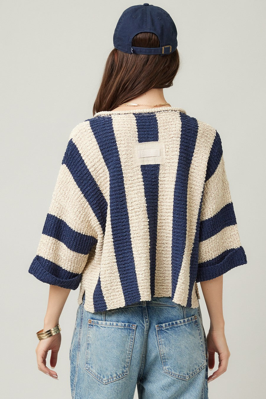 Vertical Stripe Sweater