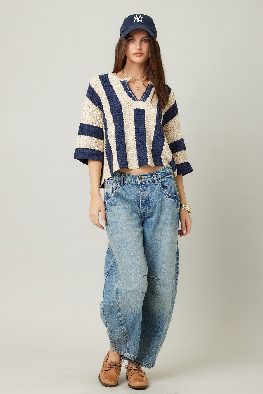 Vertical Stripe Sweater