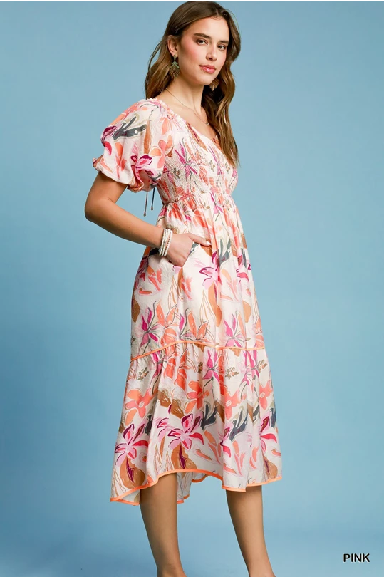 Take Me to the Tropics Midi Dress