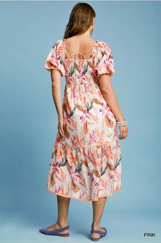 Take Me to the Tropics Midi Dress