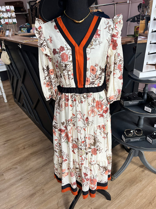 Autumn Romance Midi Dress