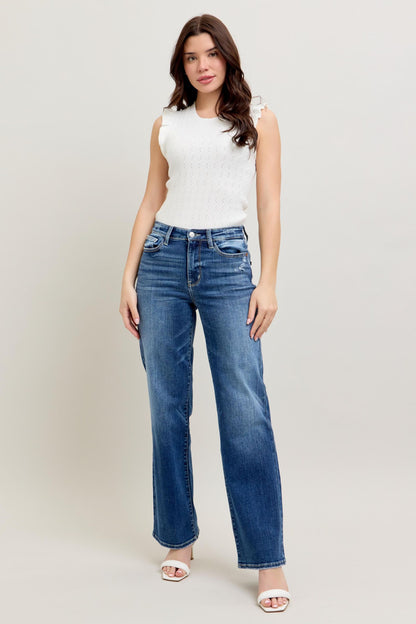 Judy Blue HW 90's Straight Leg