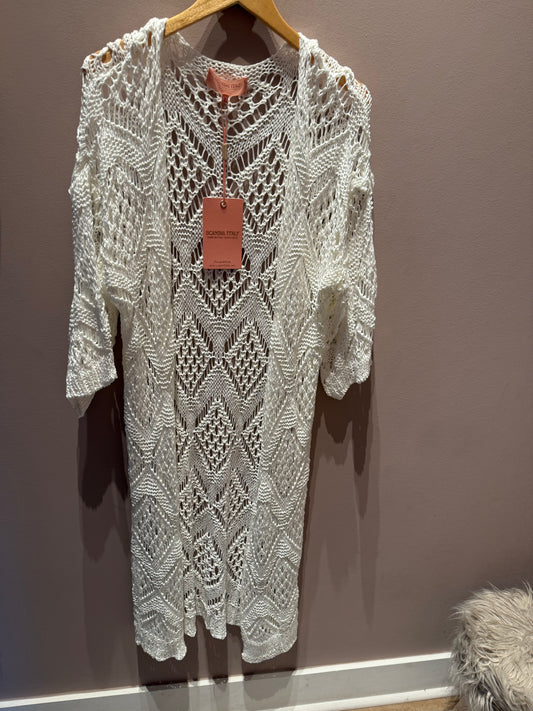 Auga Crocheted Duster