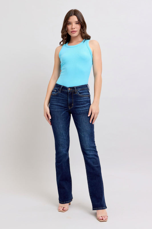 Judy Blue Mid Rise Dark Wash Bootcut