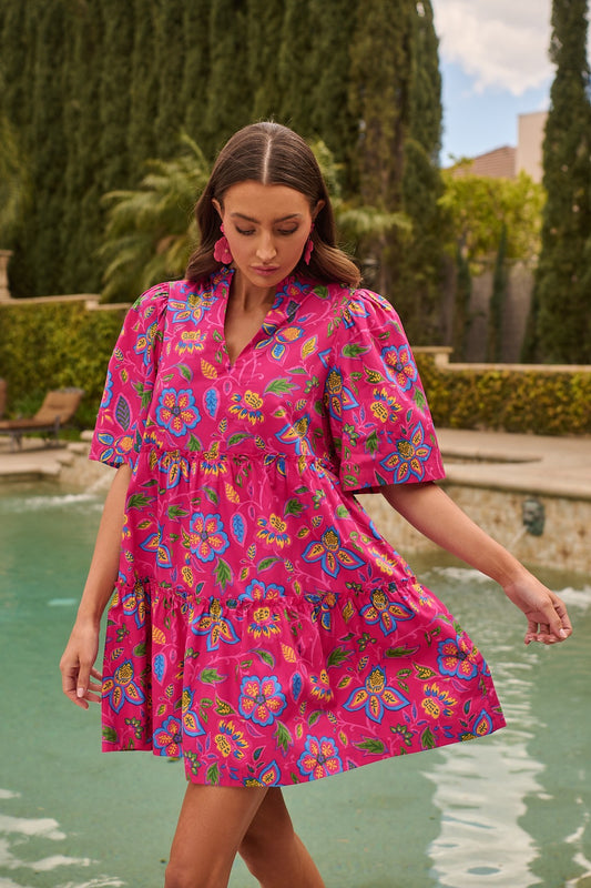 Vibrant Summer Mini Dress