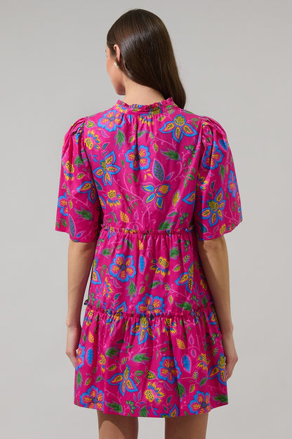 Vibrant Summer Mini Dress