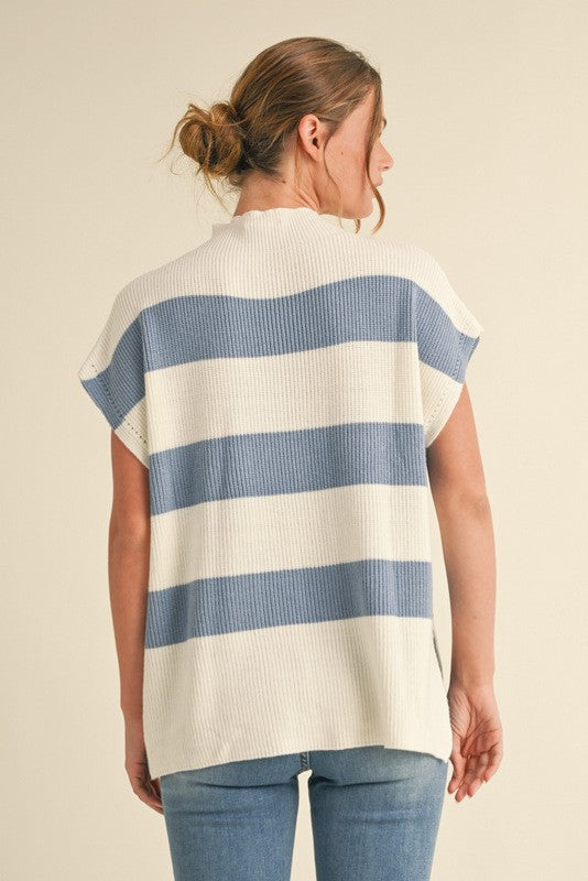 Mock Neck Knit Top