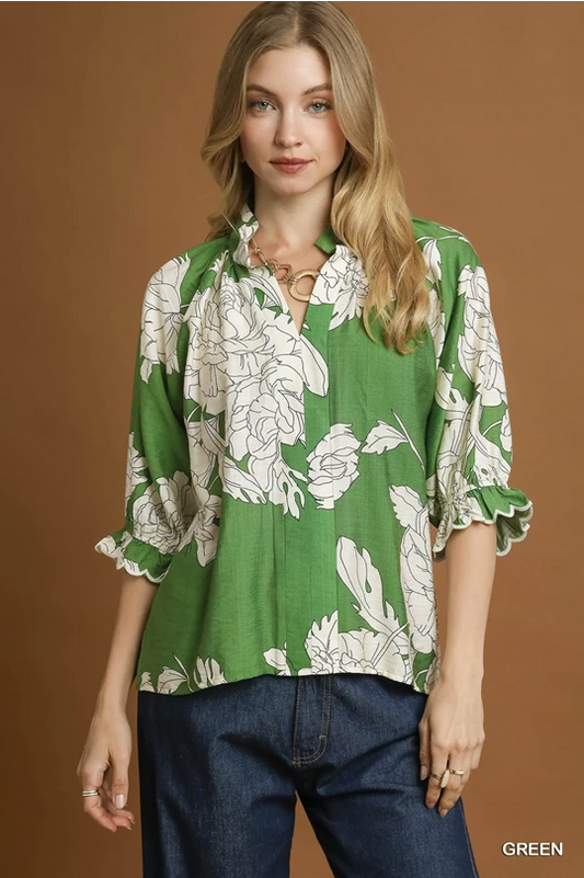 Pretty in Peonies Top
