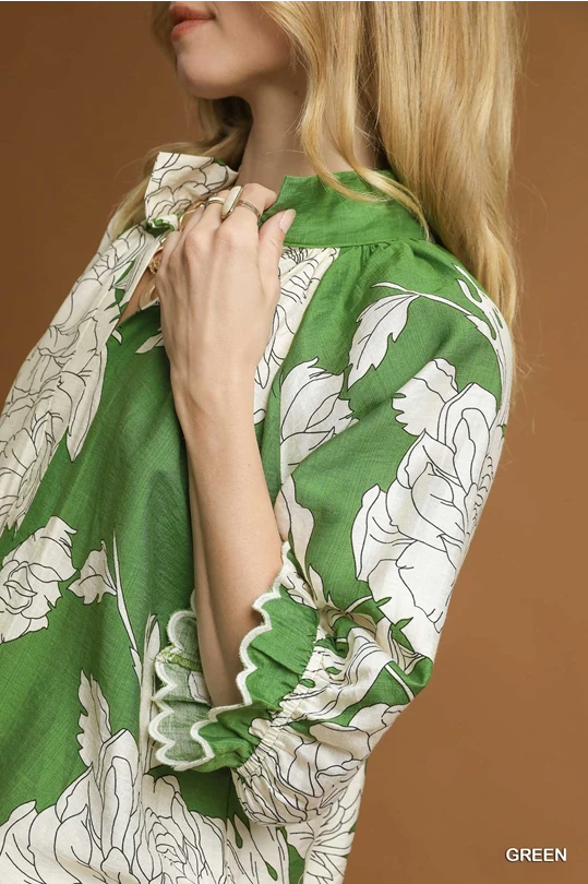 Pretty in Peonies Top