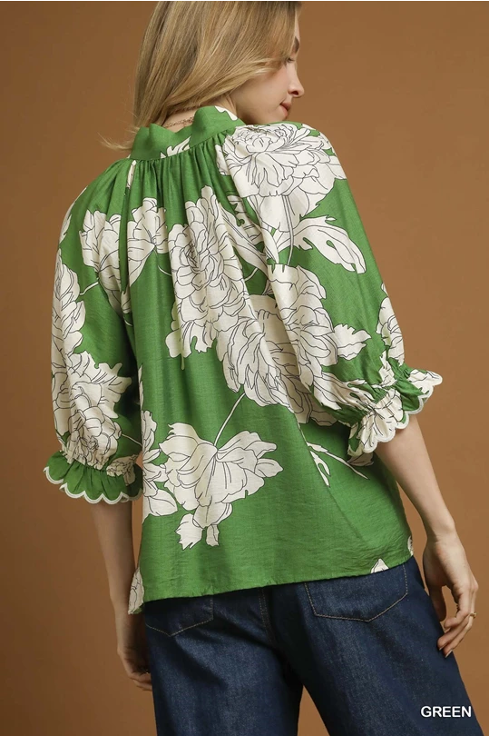 Pretty in Peonies Top