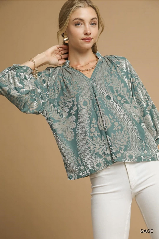 Dare to Damask Top