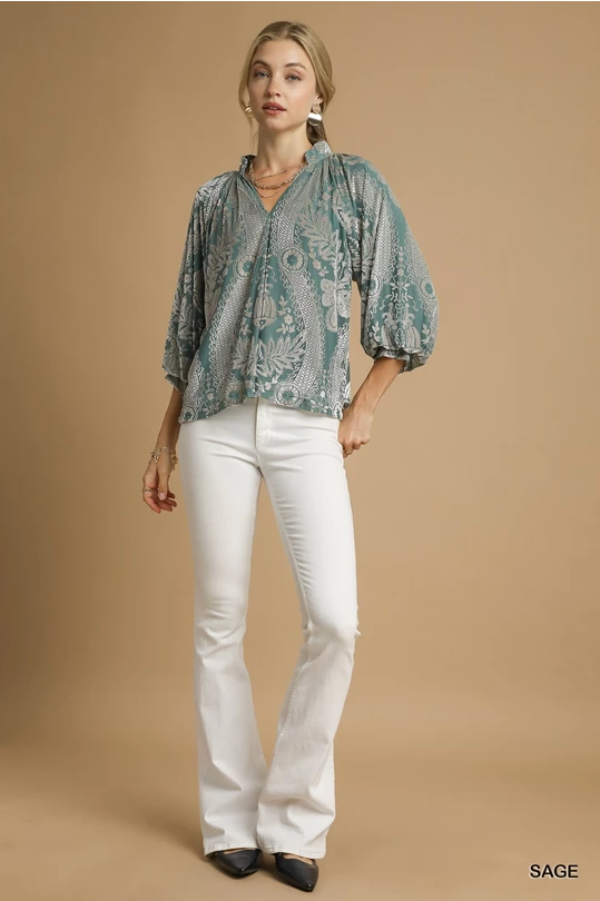 Dare to Damask Top