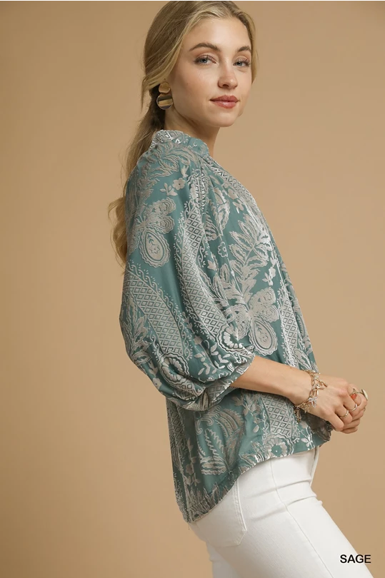 Dare to Damask Top