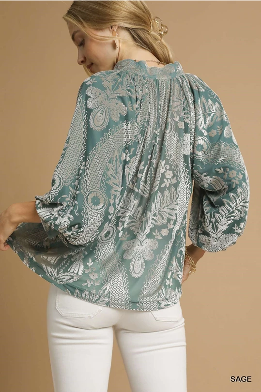Dare to Damask Top
