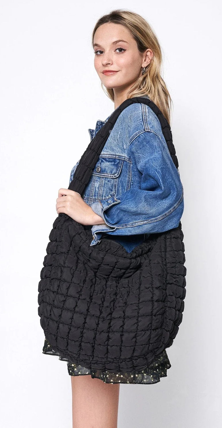 Quilted Puffer Tote