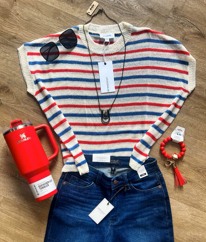 Patriotic Summer Sweater