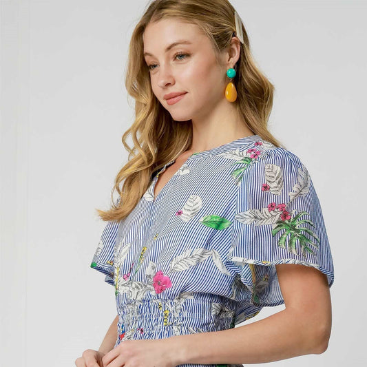 Tropic Daze Peplum