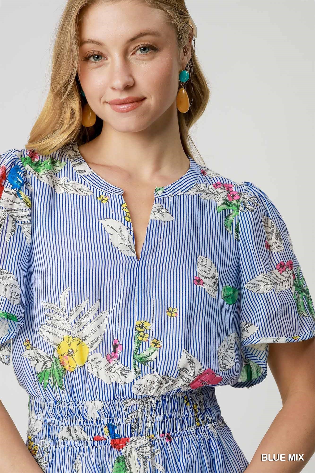 Tropic Daze Peplum