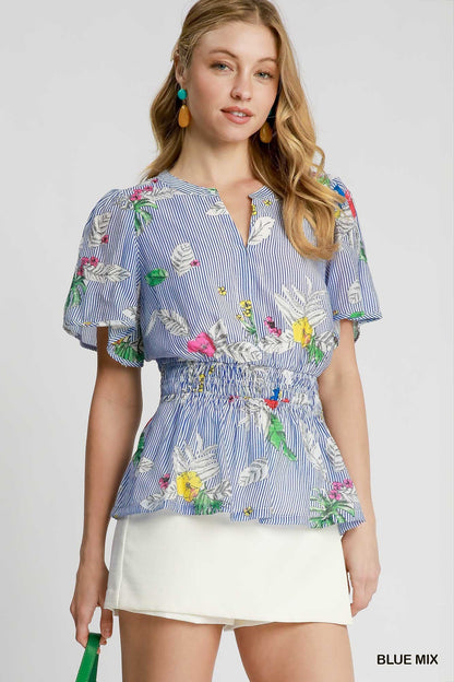 Tropic Daze Peplum